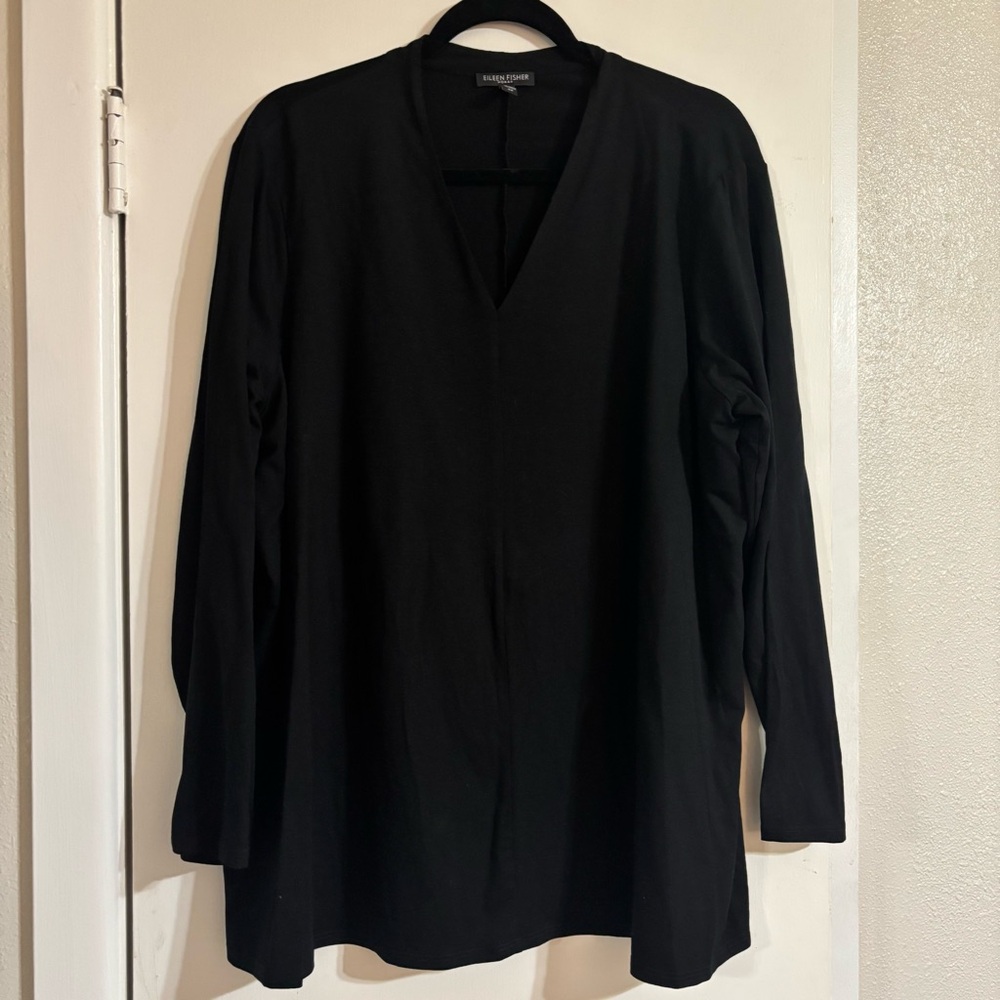 Eileen Fisher Classic Black Top